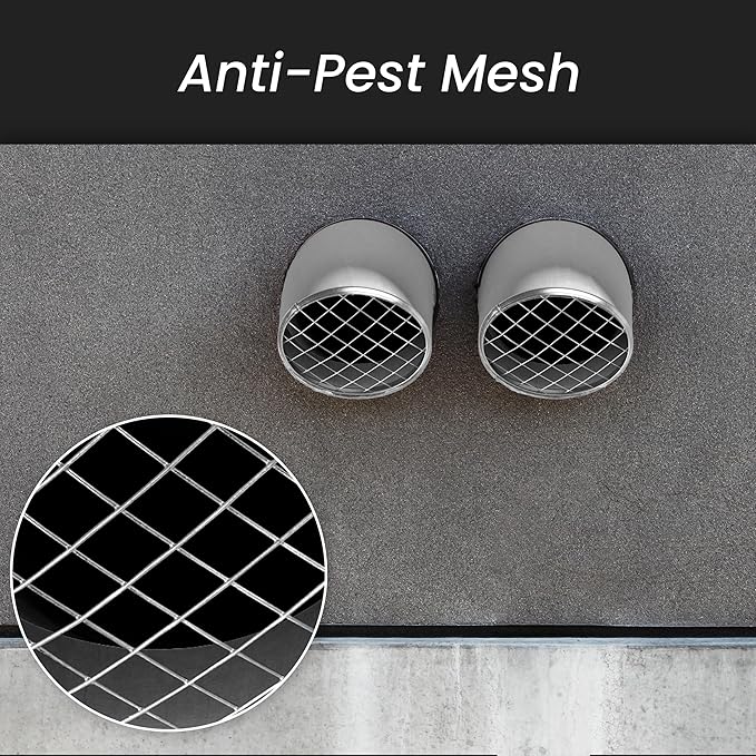 Repa Market 8 x 8 Inch Duct Cover – Galvanized Steel Round Duct Cap - Image 5
