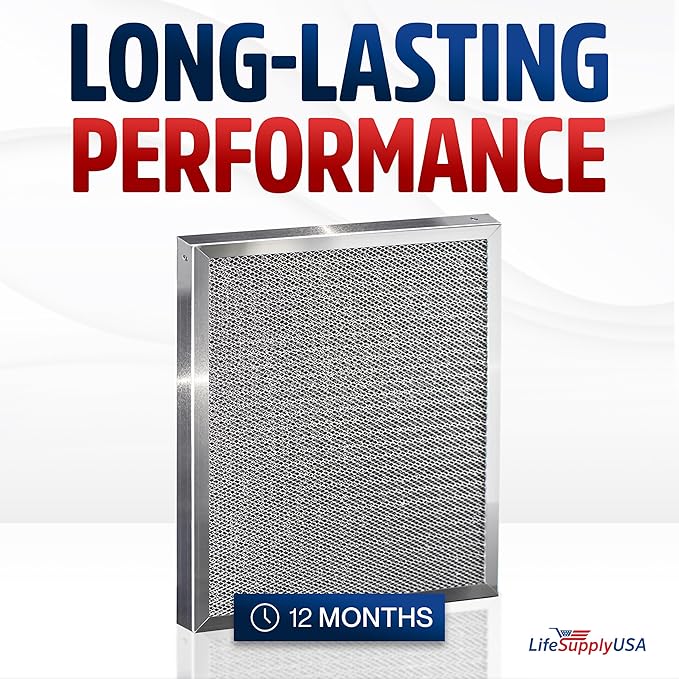 18x18x1 Electrostatic Air Filter, MERV 8, Reusable Furnace AC/HVAC Filter - Image 4