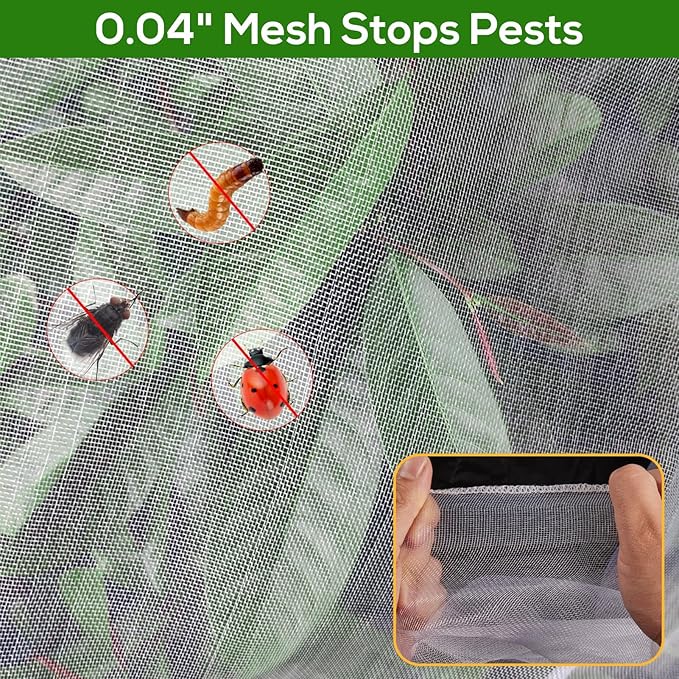 2PCS 4 x 5 ft Fruit Tree Netting Cover - Image 6