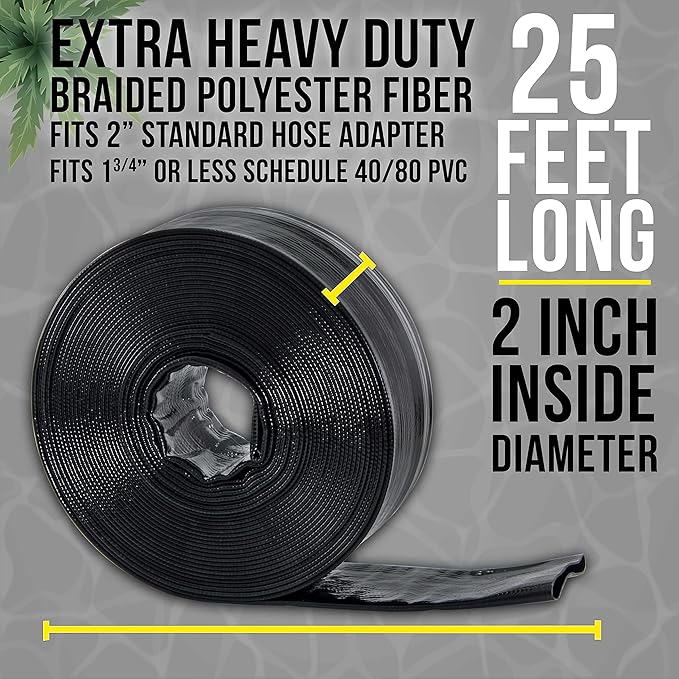 U.S. Pool Supply Pool Backwash Hose 2 Inch Diameter x 25 Feet - Image 3