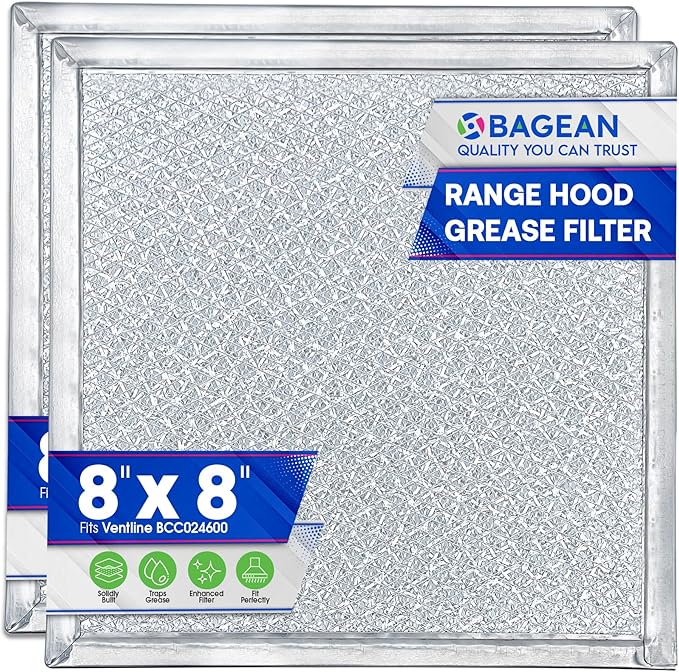 Bagean Stove Vent Filter 8x8 inch BCC024600 Compatible by Bagean
