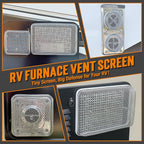 TONDA RV Furnace Vent Screen, Bug Screens Heater Vent Cover - Image 5