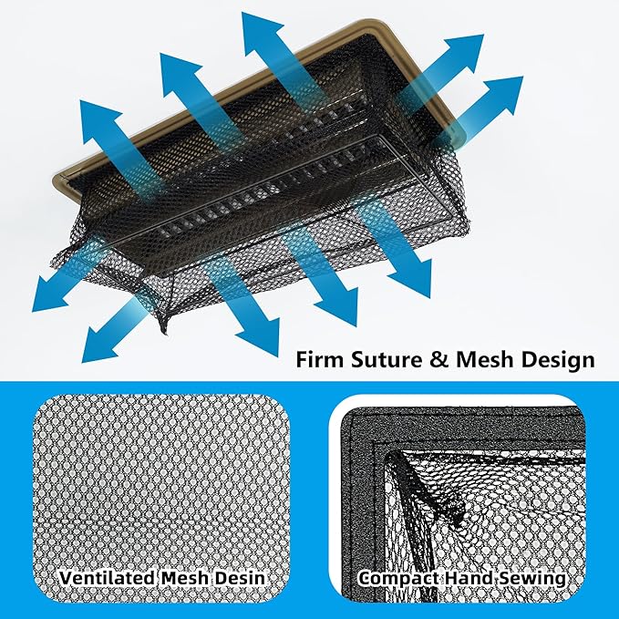 4 x 8'' Floor Vent Cover Trap, Floor Vent Screen Net - Image 5