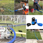 DAVCO 1.25" x 100 ft Pool Backwash Hose, Heavy Duty Reinforced Blue PVC Lay - Image 9