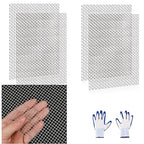 4 Pcs 13x9 5 Mesh 304 Stainless Steel Wire Mesh Sheet, Rustproof Metal Mesh by Unknown