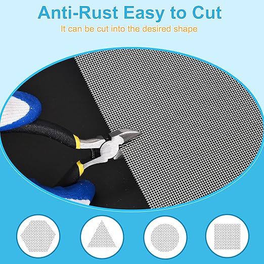 32 Pcs 13x9 20 Mesh 304 Stainless Steel Wire Mesh Sheet, Rustproof Metal Mesh - Image 2