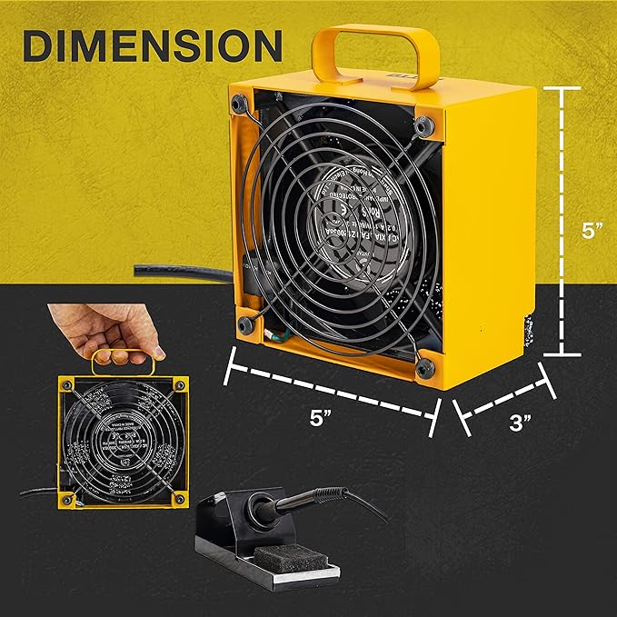 KOTTO Solder Smoke Absorber Remover Fume Extractor Smoke Prevention Absorber - Image 3