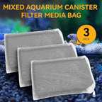 3 Pack 8 Oz Pro-C Mixed Aquarium Canister Filter Media Bag - Image 5