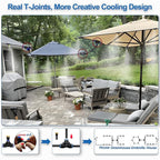 Misters for Outside Patio, Outdoor Water Misting Cooling System, - Image 4