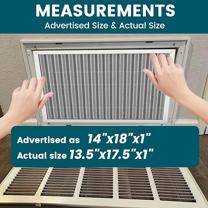 14x18x1 Air Filter-MERV 8, Washable & Reusable Electrostatic Air Filter - Image 4