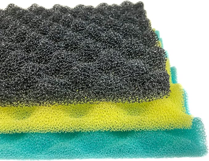 Wave Point Aquarium Bio Sponge Foam Filter Media Pad Cut-to-fit by Wave+Point