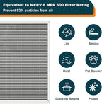 12x12x1 Reusable Air Filter, MERV 8, Permanent Electrostatic Air Filter - Image 6