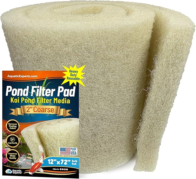 Aquatic Experts Cream COARSE Pond Filter Pad by AquaticExperts