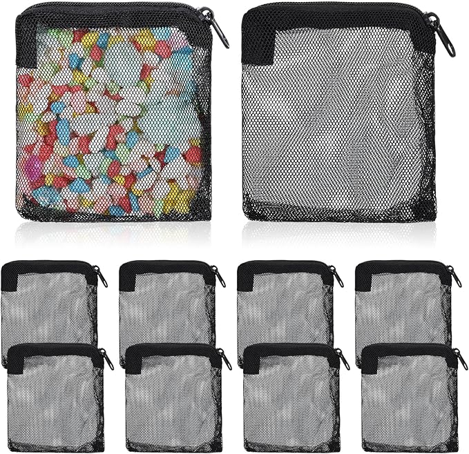 10 Pcs Aquarium Filter Media Bags, 3.9 x 3.9 Inch Fish Tank Fine Mesh Bag by Unknown