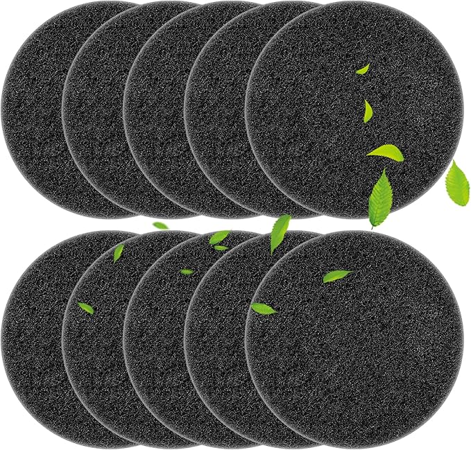 KEEPOW 10 Pack 6.75" Compost Bin Filter Replacement - Image 8