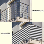 Privacy Screen 8.2' x 23' UV Protection 96% Privacy Screen - Image 8