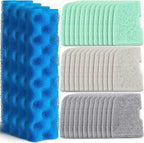 40 Pcs Replacement Filter Media Kit Compatible by Threlaco