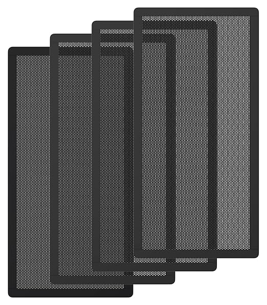 MoKo 140 x 280mm PC Case Magnetic Dust Mesh Filter, 0.5mm PVC Mesh Hole by MoKo