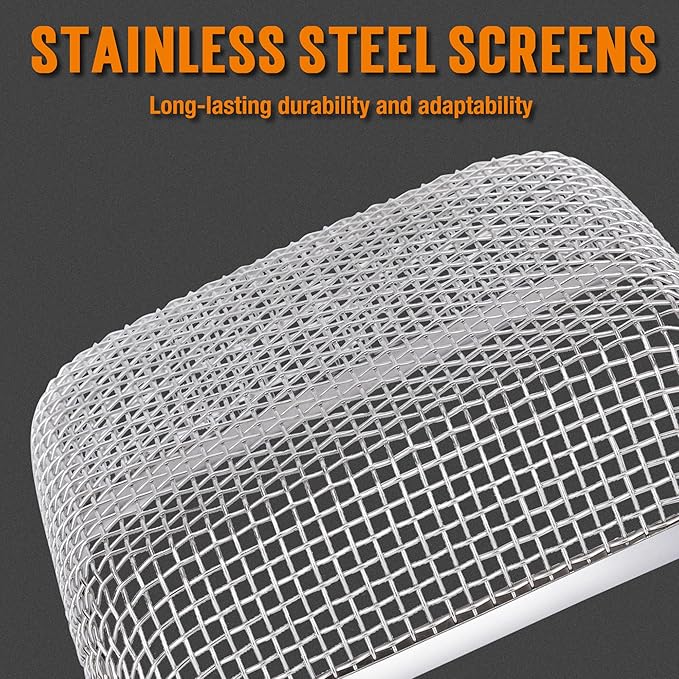 TONDA RV Furnace Vent Screen, Bug Screens Heater Vent Cover - Image 6