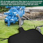 5 x 10ft Dewatering Bags with Drawstring Extra Large Dewatering Filter Bag Silt - Image 2