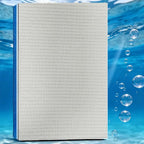 8-Layer Aquarium Filter Media Sponge Pad, Trim-to-Fit Foam Filter Floss by Unknown