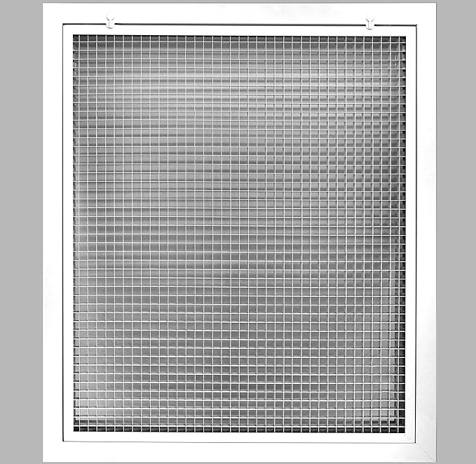 HVAC Premium 20" x 30" Cube Core Eggcrate Return Air Filter Grille by HVACPremium