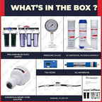 LiquaGen- Aquarium Reef Reverse Osmosis Deionization Water Filter System + TDS - Image 3