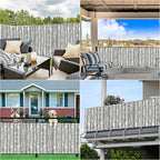 Privacy Screen 8.2' x 19.7' UV Protection Weather Resistant Waterproof Patio - Image 7