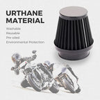 Mtsooning 48mm Motorcycle Air Filter, Clamp-on Intake Pod Cleaner Filter - Image 4