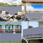 Privacy Screen 4.6' x 9.8' Privacy Protection Weatherproof Patio Privacy Screen - Image 7