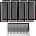 8 Pack Strong Magnetic Floor Vent Cover by YSSHUI