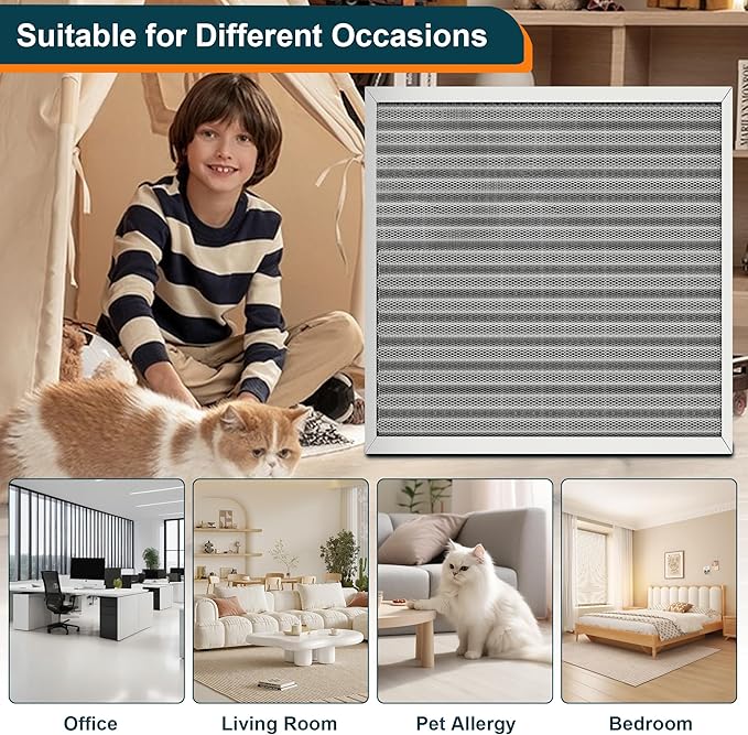 16x20x1 Reusable Air Filter, MERV 8, Permanent Electrostatic Air Filter - Image 7