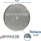 Air Filter Factory 9-1/2 Inches Round x 3/32 - Image 3