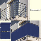Outdoor Privacy Screen 3.9' x 26.2' UV-Resistant Visibility Reduction, Patio - Image 8
