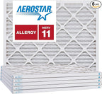 Aerostar 14x22x1 MERV 11, Pleated Air Filter, Box of 6, Made in the USA by AirFiltersDelivered