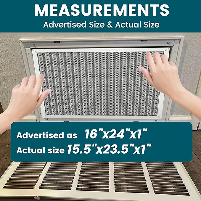 16x24x1 Air Filter-MERV 8, Washable & Reusable Electrostatic Air Filter - Image 4