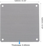 uxcell PC Dust Fan Screen with Screws - Image 3