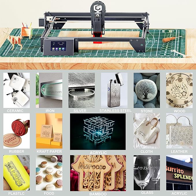 Longer Ray5 Laser Engraver, 10W Laser Cutter, 0.06 * 0.06 mm Precision Laser - Image 8