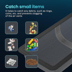 4 Pack Floor Register Cover Trap, HG Power 4 x 12 Inch Floor Vent Screen Net - Image 6