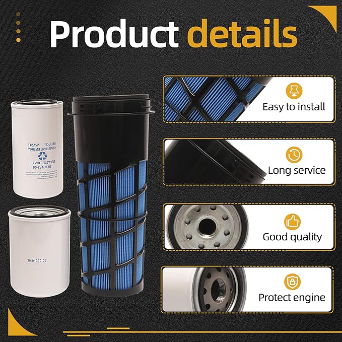 1 Set Filter Maintenance Service Kit including 30-00471-20 & 30-01090-05 & - Image 2