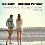Privacy Screen Protector 4.9' x 6.6' Privacy Protection Weatherproof Balcony - Image 2