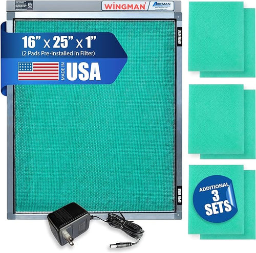 16x25x1 Polarized Media Electronic Air Filter by WINGMAN1