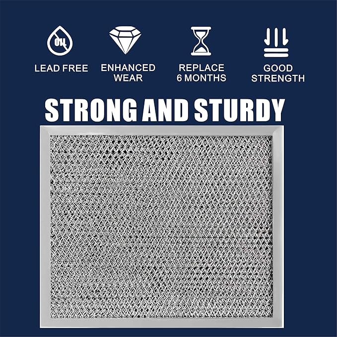 97007696 41F UPGRADED Range Hood filter 10.5 x 8.75 - Image 4