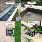 Gutter Guard, 304 Stainless Steel Roof Drain Cover, Anti-Clogging Filter - Image 7