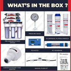 LiquaGen - 6 Stage Reverse Osmosis + Deionization Water Filtration System- 100 - Image 3