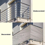 Privacy Screen Protector 9.8' x 65.6' Privacy Protection Weatherproof Balcony - Image 8
