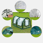 Poray Pop Up Tunnel Greenhouse Tent, Portable 78.8''Long Greenhouse Gardening - Image 6