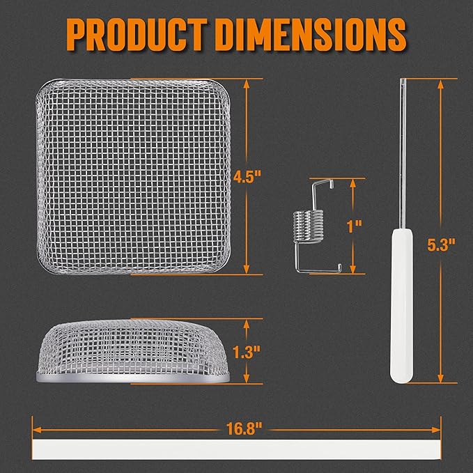 TONDA RV Furnace Vent Screen, Bug Screens Heater Vent Cover - Image 2