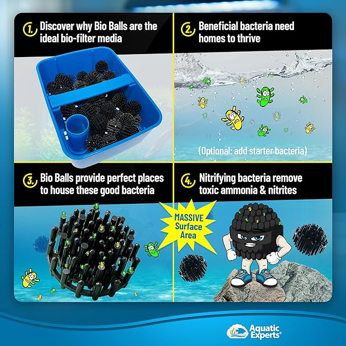 Aquatic Experts 1" Small Bio Balls - Image 5
