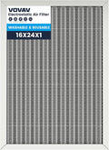 16x24x1 Air Filter-MERV 8, Washable & Reusable Electrostatic Air Filter by VOVAV